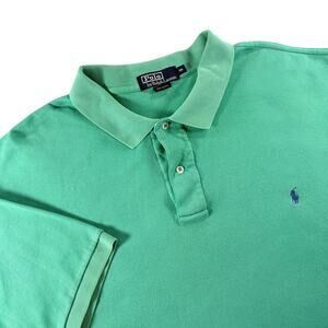 Polo Ralph Lauren Short Sleeve Shirt Green Sz 3XL